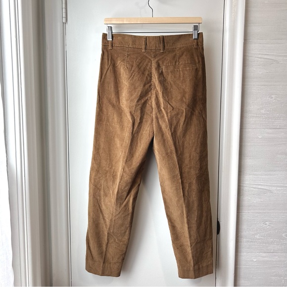 New COS Pleated Cotton Corduroy Trousers - Picture 8 of 15